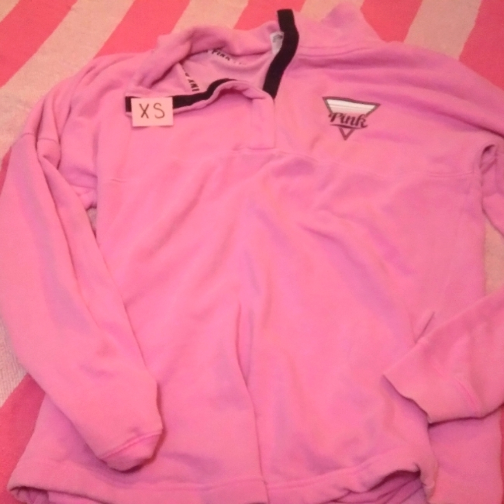 Pink collard sweater